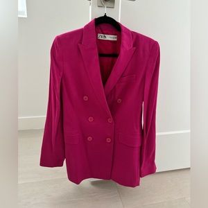 COPY - Zara hot pink blazer size xs